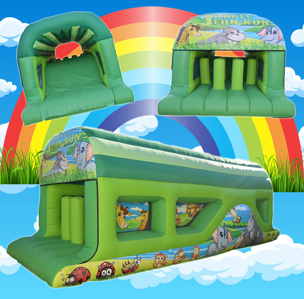 Jungle fun run inflatable outdoor game