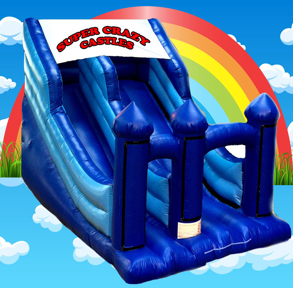 Large inflatable slide