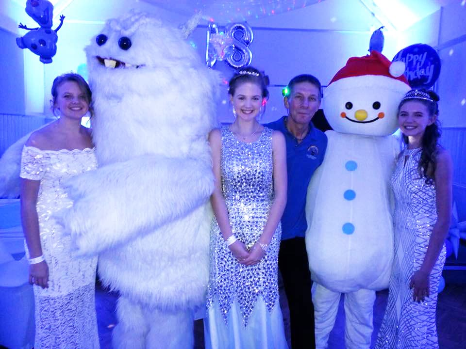 Ice Queen themed disco